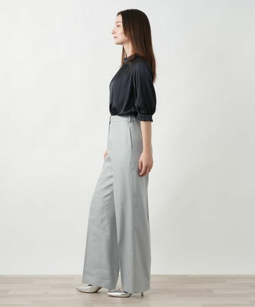Leilian / レリアン その他パンツ | センタープレスワイドパンツ | 詳細2