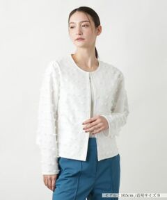 Leilian / レリアン テーラードジャケット | ノーカラージャケット