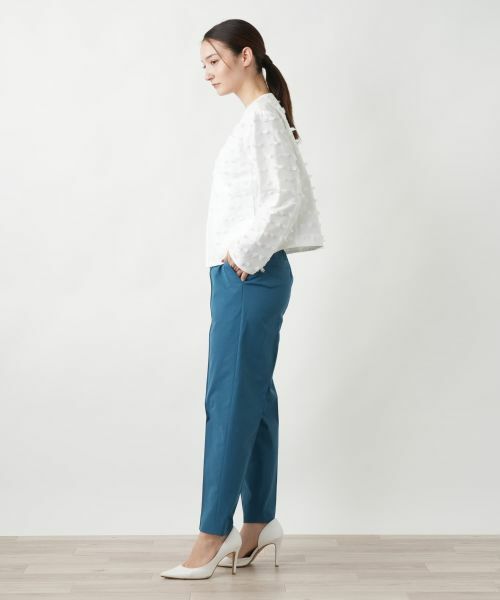 Leilian / レリアン テーラードジャケット | ノーカラージャケット | 詳細2