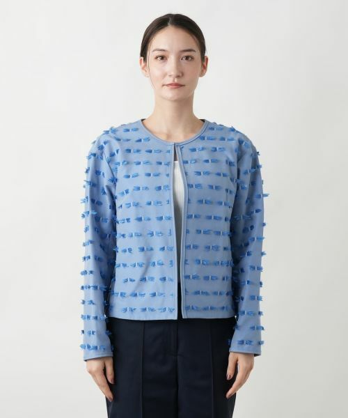 Leilian / レリアン テーラードジャケット | ノーカラージャケット | 詳細7