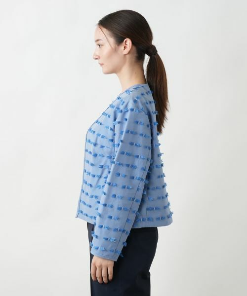 Leilian / レリアン テーラードジャケット | ノーカラージャケット | 詳細8