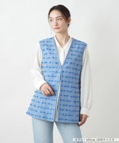 Leilian / レリアン テーラードジャケット | Vネックベスト