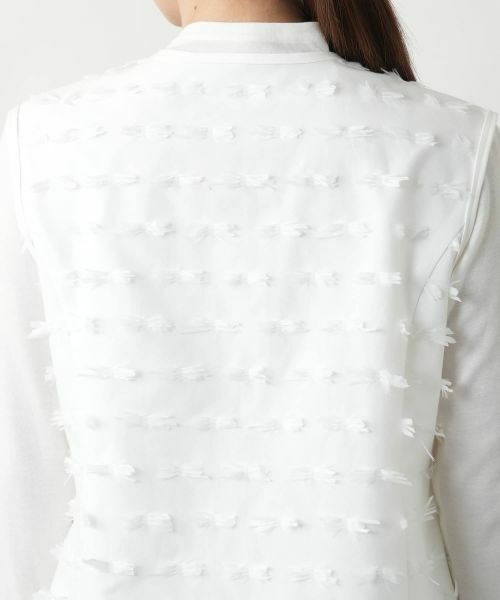 Leilian / レリアン テーラードジャケット | Vネックベスト | 詳細11