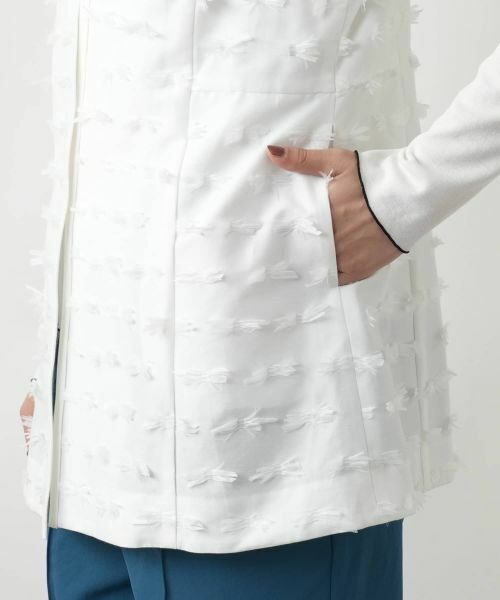 Leilian / レリアン テーラードジャケット | Vネックベスト | 詳細13