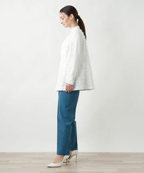 Leilian / レリアン テーラードジャケット | Vネックベスト | 詳細5