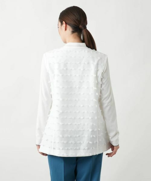 Leilian / レリアン テーラードジャケット | Vネックベスト | 詳細9