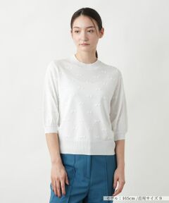 Leilian / レリアン ニット・セーター | 【店舗人気】リボンモチーフニットトップス