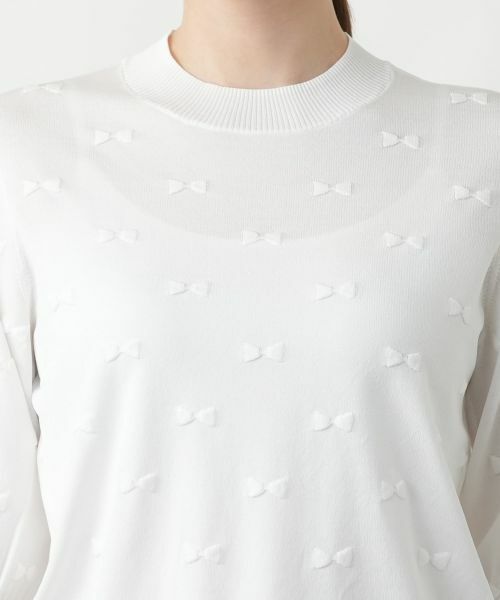 Leilian / レリアン ニット・セーター | 【店舗人気】リボンモチーフニットトップス | 詳細10