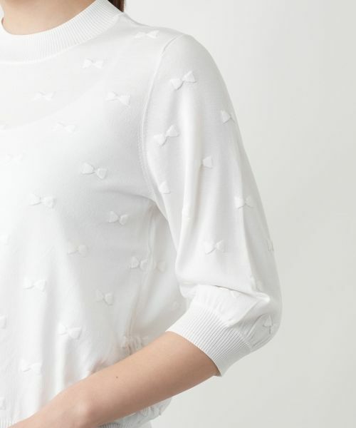 Leilian / レリアン ニット・セーター | 【店舗人気】リボンモチーフニットトップス | 詳細12