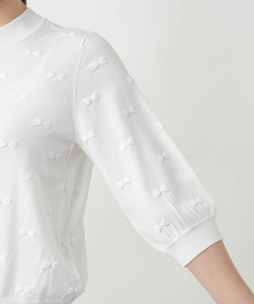 Leilian / レリアン ニット・セーター | 【店舗人気】リボンモチーフニットトップス | 詳細13