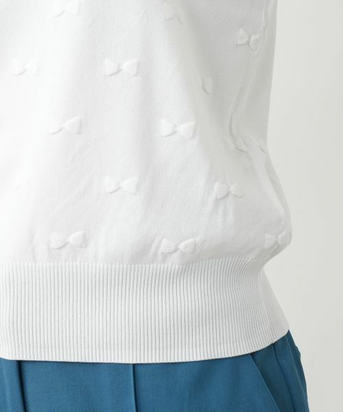 Leilian / レリアン ニット・セーター | 【店舗人気】リボンモチーフニットトップス | 詳細14