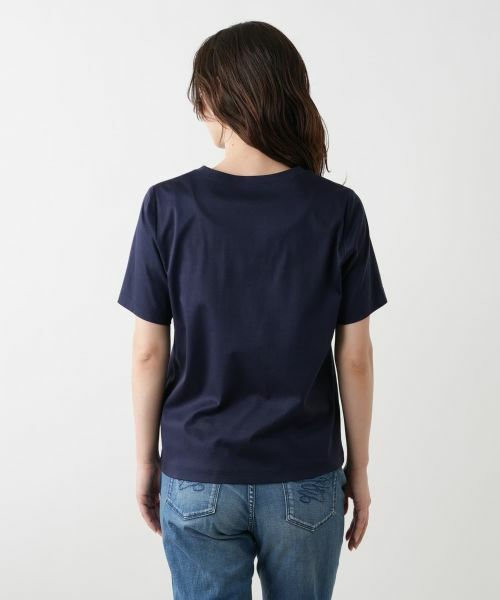 Leilian / レリアン カットソー | 刺繍クルーネックTシャツ | 詳細10