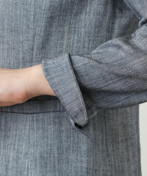Leilian / レリアン テーラードジャケット | ヘリンボーンジャケット【TEXMODA】 | 詳細10