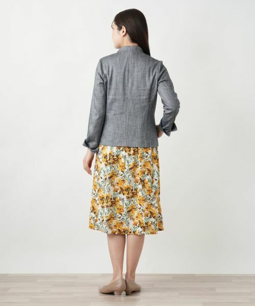 Leilian / レリアン テーラードジャケット | ヘリンボーンジャケット【TEXMODA】 | 詳細3