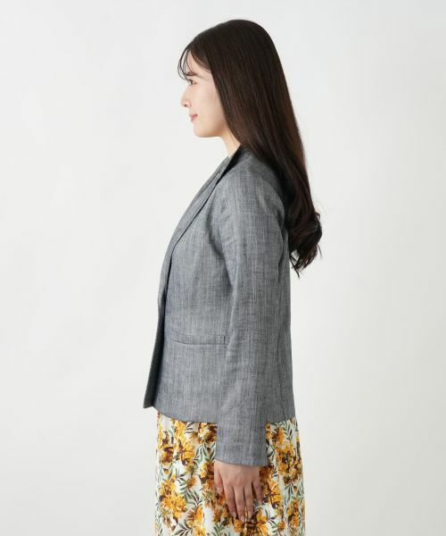 Leilian / レリアン テーラードジャケット | ヘリンボーンジャケット【TEXMODA】 | 詳細5