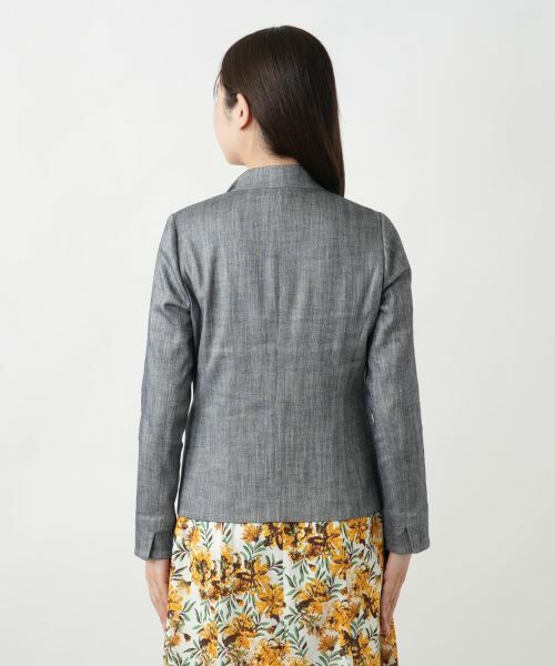 Leilian / レリアン テーラードジャケット | ヘリンボーンジャケット【TEXMODA】 | 詳細6