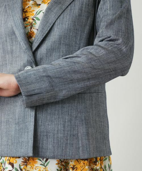 Leilian / レリアン テーラードジャケット | ヘリンボーンジャケット【TEXMODA】 | 詳細9