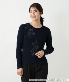 フラワーモチーフニット【CORSINI & PROTI】