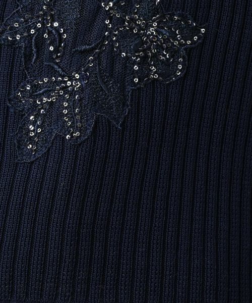 Leilian / レリアン ニット・セーター | フラワーモチーフニット【CORSINI & PROTI】 | 詳細18
