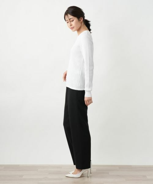 Leilian / レリアン ニット・セーター | フラワーモチーフニット【CORSINI & PROTI】 | 詳細5