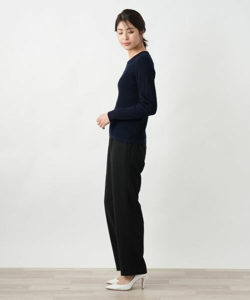 Leilian / レリアン ニット・セーター | フラワーモチーフニット【CORSINI & PROTI】 | 詳細8