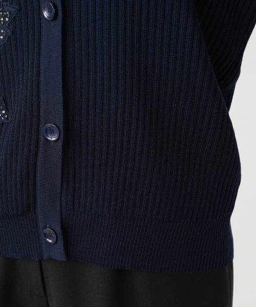 Leilian / レリアン カーディガン・ボレロ | フラワーモチーフカーディガン【CORSINI & PROTI】 | 詳細16