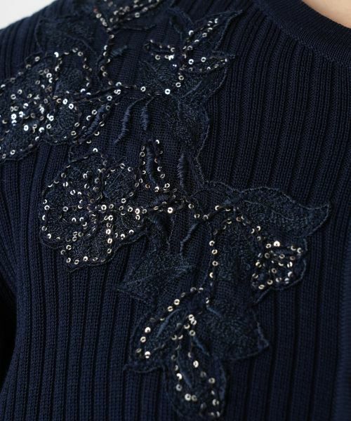 Leilian / レリアン カーディガン・ボレロ | フラワーモチーフカーディガン【CORSINI & PROTI】 | 詳細18