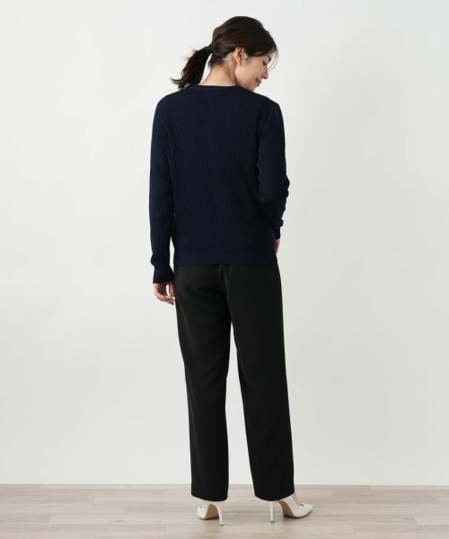 Leilian / レリアン カーディガン・ボレロ | フラワーモチーフカーディガン【CORSINI & PROTI】 | 詳細9