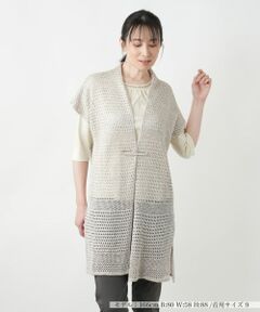 Leilian / レリアン テーラードジャケット | ラメニットベスト【CINZIA CALDI】