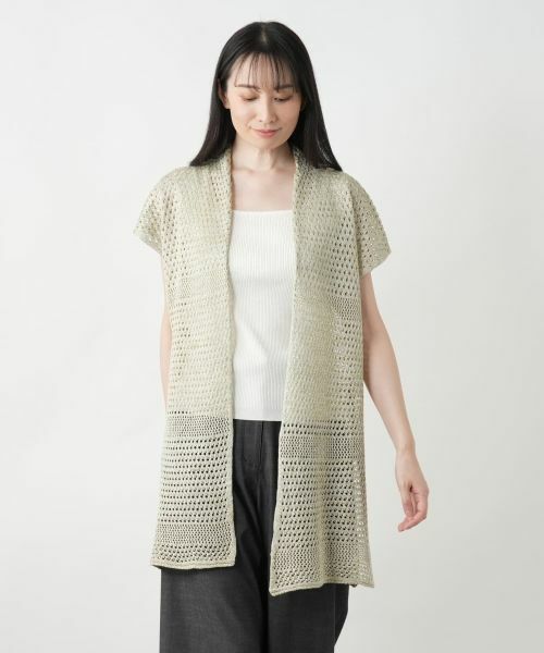 Leilian / レリアン テーラードジャケット | ラメニットベスト【CINZIA CALDI】 | 詳細10