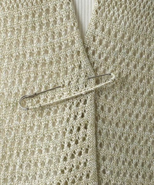 Leilian / レリアン テーラードジャケット | ラメニットベスト【CINZIA CALDI】 | 詳細17