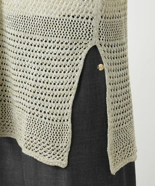 Leilian / レリアン テーラードジャケット | ラメニットベスト【CINZIA CALDI】 | 詳細18