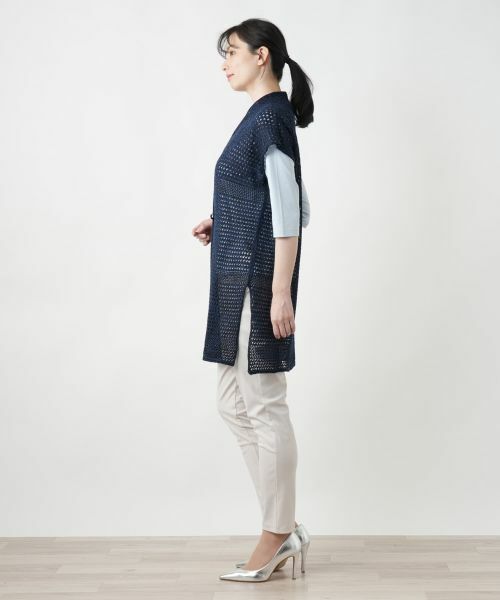 Leilian / レリアン テーラードジャケット | ラメニットベスト【CINZIA CALDI】 | 詳細2