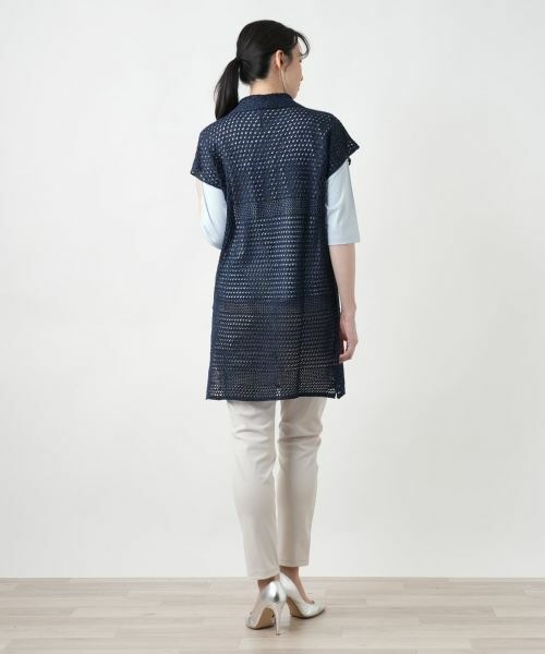 Leilian / レリアン テーラードジャケット | ラメニットベスト【CINZIA CALDI】 | 詳細3