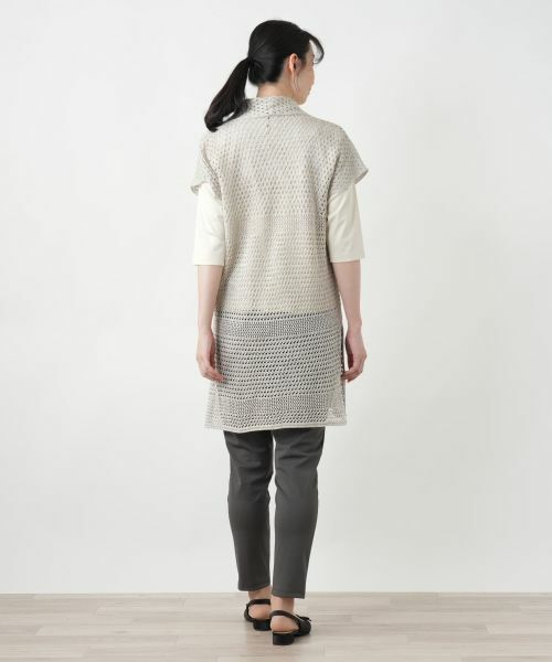 Leilian / レリアン テーラードジャケット | ラメニットベスト【CINZIA CALDI】 | 詳細6