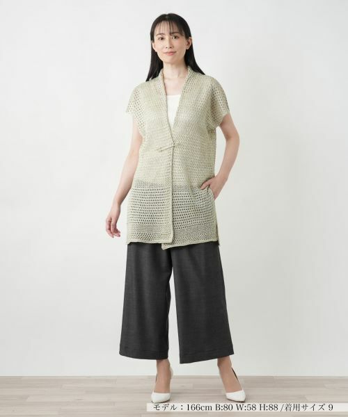 Leilian / レリアン テーラードジャケット | ラメニットベスト【CINZIA CALDI】 | 詳細7