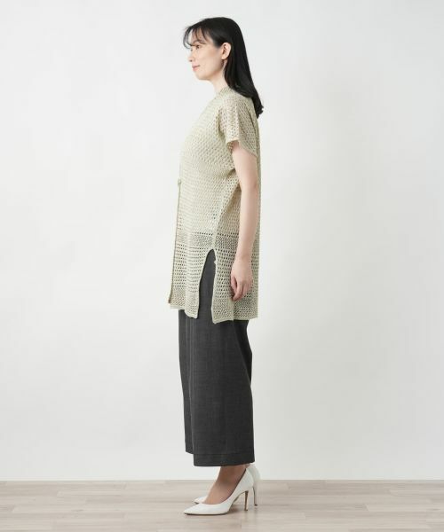 Leilian / レリアン テーラードジャケット | ラメニットベスト【CINZIA CALDI】 | 詳細8