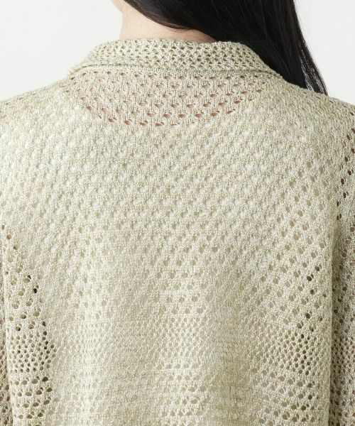 Leilian / レリアン カーディガン・ボレロ | ラメニットカーディガン【CINZIA CALDI】 | 詳細14