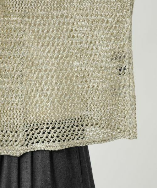 Leilian / レリアン カーディガン・ボレロ | ラメニットカーディガン【CINZIA CALDI】 | 詳細17