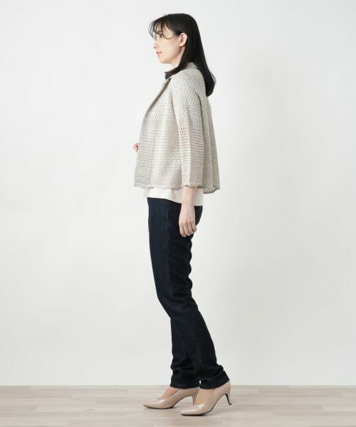 Leilian / レリアン カーディガン・ボレロ | ラメニットカーディガン【CINZIA CALDI】 | 詳細2