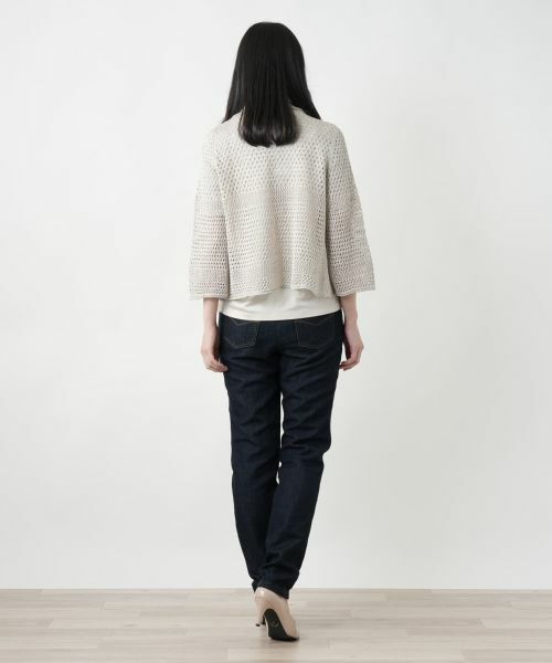 Leilian / レリアン カーディガン・ボレロ | ラメニットカーディガン【CINZIA CALDI】 | 詳細3