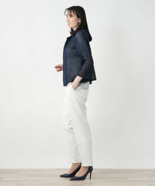 Leilian / レリアン カーディガン・ボレロ | ラメニットカーディガン【CINZIA CALDI】 | 詳細5