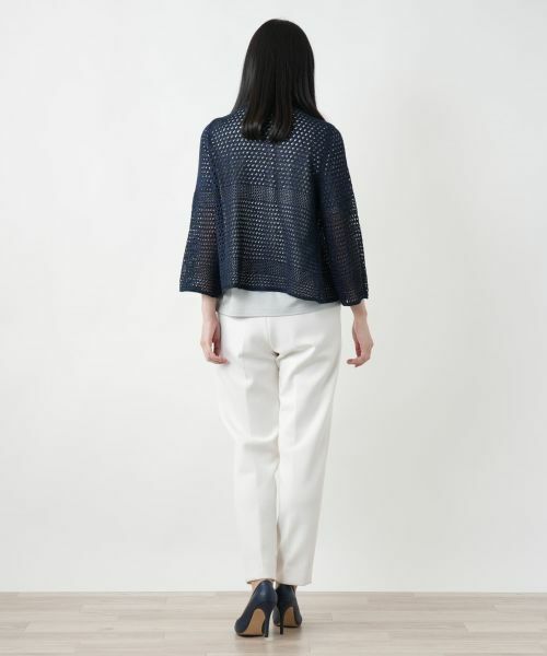 Leilian / レリアン カーディガン・ボレロ | ラメニットカーディガン【CINZIA CALDI】 | 詳細6