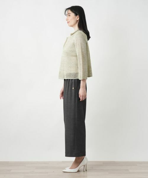 Leilian / レリアン カーディガン・ボレロ | ラメニットカーディガン【CINZIA CALDI】 | 詳細8