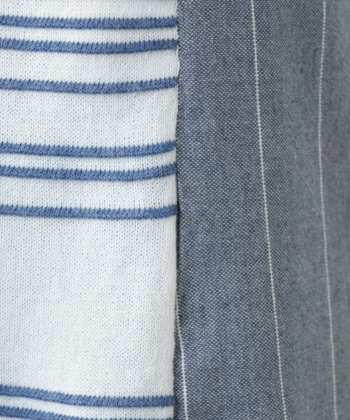 Leilian / レリアン ニット・セーター | 異素材切替ニット【CINZIA CALDI】 | 詳細14