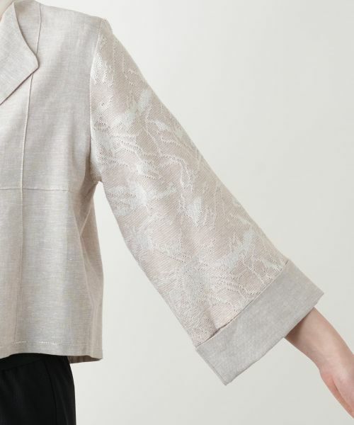 Leilian / レリアン テーラードジャケット | ショートジャケット【CINZIA CALDI】 | 詳細12