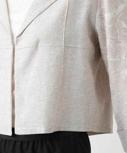 Leilian / レリアン テーラードジャケット | ショートジャケット【CINZIA CALDI】 | 詳細14