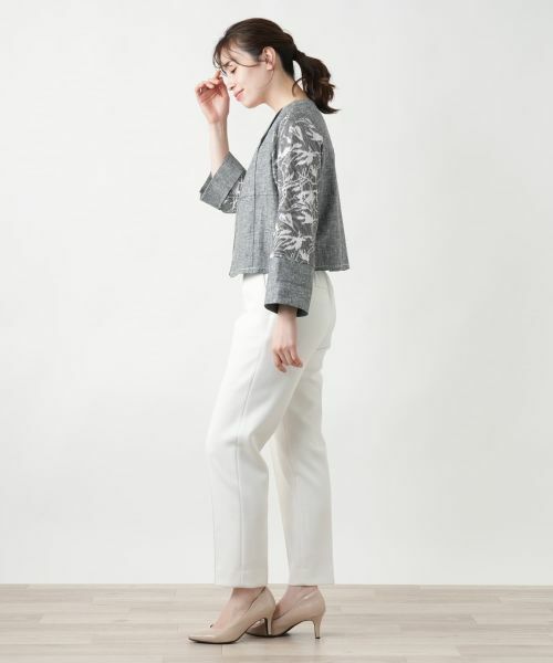 Leilian / レリアン テーラードジャケット | ショートジャケット【CINZIA CALDI】 | 詳細2