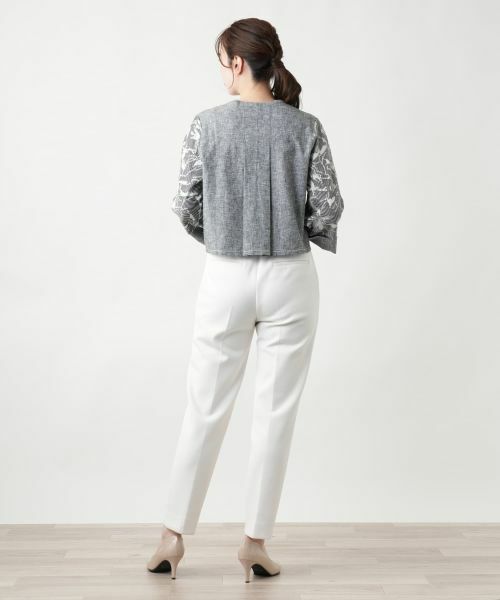 Leilian / レリアン テーラードジャケット | ショートジャケット【CINZIA CALDI】 | 詳細3