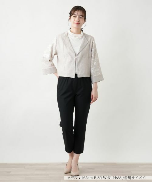 Leilian / レリアン テーラードジャケット | ショートジャケット【CINZIA CALDI】 | 詳細4